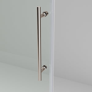 56-60"W x 76"H Frameless Sliding Shower Door