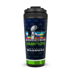 Seattle Seahawks Super Bowl LX Champions 4D Ice Shaker