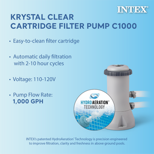 Intex 26165EH 15ft x 42in Easy Set Inflatable Above Ground Swimming Pool w/ Pump