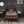 Twin Size Rustic Platform Bed Frame with Headboard and Footboard-Walnut