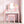 Kids Princess Make Up Dressing Table with Tri-folding Mirror and Chair