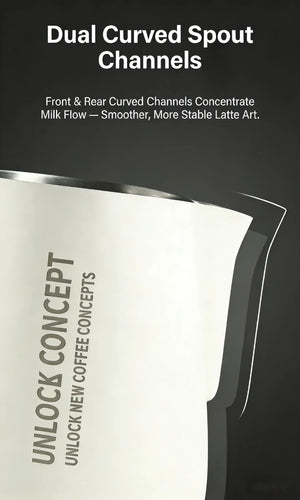Best Milk Pitcher for Latte Art Beginners - Bell Shape 350ml/500ml Frothing Jug Under $15