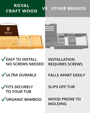 Bathtub Caddy Tray, Natural