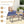 4 Piece Patio Acacia Wood Conversation Set with Soft Seat-Navy