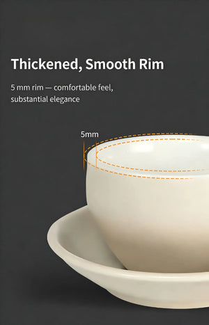 Best Latte Art Cup for Home Baristas - Sawada Style Wide-Mouth Ceramic 300ml Under $11