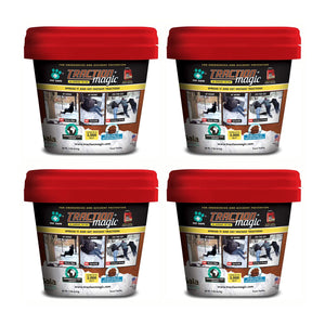 Traction Magic Quick Application All Natural Ice and Snow Melter, 15 Lb (4 Pack)