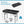 4 Feet Plastic Party Ice Folding Table with Matching Skirt