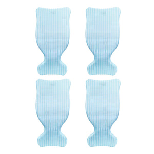Magic Time International Saddle Pool Float, Blue with Chevron Pattern (4 Pack)