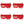 Little Giant 9 Quart Heavy Duty Feed Trough Bucket Fence Feeder, Red (4 Pack)