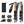 2Pcs Walking Sticks Collapsible Hiking Poles Folding Aluminum Trekking Poles Adjustable Hiking Sticks with EVA Foam Grips for Backpacking Hiking Mount