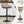 Modern Swivel Bar Stools Adjustable Counter Chairs With Footrest (Set of 2)