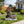 Puppy Dog Solar Planter Outdoor Statue