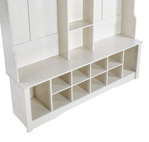 Itaar Hall Tree with Bench and Shoe Storage