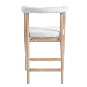 25" Seat Height Bar Stools with Back, Set of 2