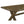 Carbon - Rectangular Dining Table With X Base Design - Brown