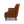 Eloise 30' Pleated Sock Arm Accent Armchair, Burnt Orange Performance Velvet