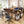 2 Person Desk With Monitor Stand, Long Office Workstation With Dual Storage Shelves And Frame - Brown / Black