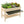 Raised Garden Bed with Water Collection Tray and Storage Shelf