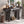 TREXM Rustic Minimalist Console Table with Hidden Drawer