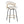 Jie - Fixed Height Contemporary Counter Stool With Swivel Round Footrest (Set of 2)