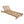 Light Teak Finish Acacia Wood Chaise Lounge Frame