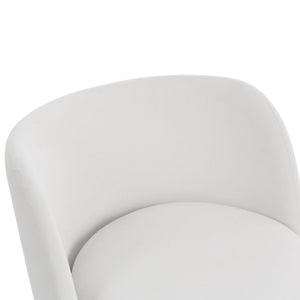 Barrel Chair With Built In Storage, 360° Swivel - Beige