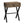 Accent Side X Table With Storage Drawer
