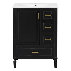 Traditional Bathroom Vanity Set With Soft Close Doors