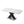 Rectangle Dining Table With Stretchable Top, X Shape Mdf Legs With Steel Base - White / Black