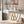Console Table With Top With V Leg Frame For Hallway, Living Room - White / Gold