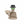 Halloween Skeleton Figurine with Storage Bowl & Candle Holder