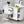 K&K Kitchen Island with Storage Tilt Trash Can Cabinet