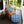 Outdoor Inflatable Ottoman – Coastal Mosaic
