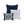 7 Piece Cotton Printed Comforter Set Indigo King