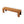 63-Inch Modern Minimalist Multi-Functional Boucle Bench in Orange