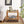 Solid Rubberwood Rolling Side Table