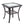 3 Pieces Conversation Set, Outdoor Wicker Rocker Swivel Patio Bistro Set, Rocking Chair With Glass Top Side Table