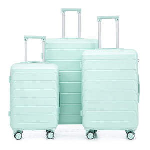 Set 3PCs 20'/24'/28' ABS Spinner Wheel Luggage - Mint Green