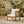 Outdoor Acacia Wood Club Chair with Modern Square Arms