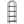 Tall 4 Tier Arched Open Bookshelf Storage Rack - Black