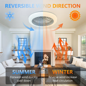 18 Inch Ceiling Fan with RGB Light and Remote Control