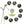 Multi Function Adjustable Hand Shower 8 Function Hand Shower, Plastic Construction - Brushed Nickel