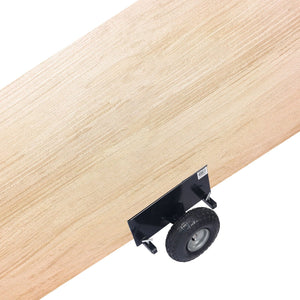 Heavy Duty 600Lb Panel Dolly With 10In. Pneumatic Wheels Alloy Steel - Black