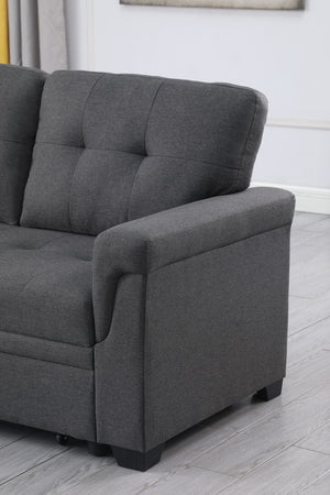 Lucca - Reversible Sleeper Sectional Sofa With Storage Chaise