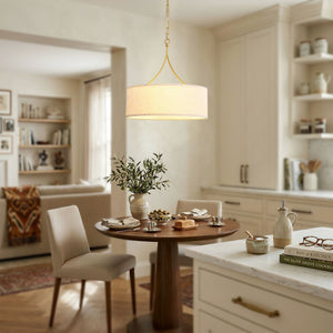 3 Light Drum Pendant Light