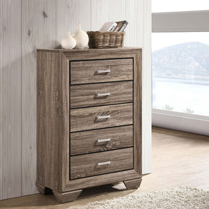 Harrison - 5 Drawer Bedroom Chest - Taupe