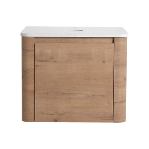 24'' Wall-Mounted Bathroom Vanity with Soft-Close Door