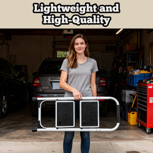 2 Step Ladder Folding Step Stool with Anti-Slip Wide Pedal