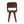 Solid Wood Extra Mini Chestnut Curve Lower Nightstand