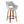 Mustang - Contemporary Fixed Height Counter Stool With Swivel With Round Footrest (Set of 2)
